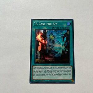 "A Case for K9" JUSH-EN040 Justice Hunters 1st Edition